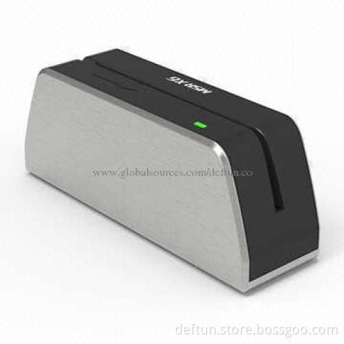 Hico Magnetic Card Reader and Writer than MSR606, Silver, Black Colors